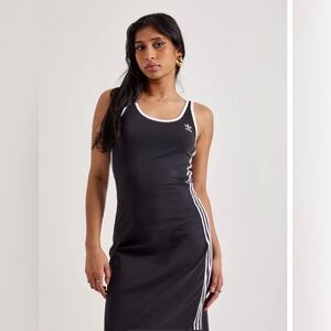 Adidas Black and White Maxi Dress NWT